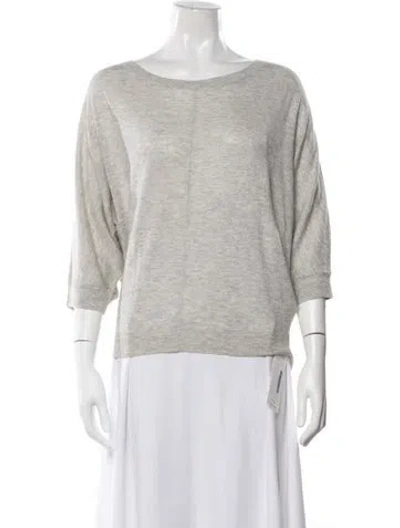 Pre-owned Vince V-neck Sweater In Grey