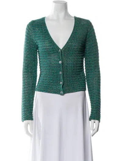 Pre-owned Vince V-neck Sweater In Multi