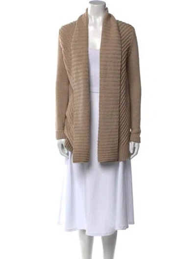 Pre-owned Vince V-neck Sweater In Neutral