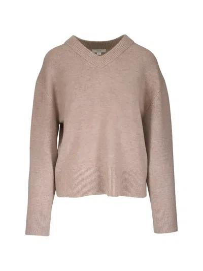 Vince V-neck Sweater In Neutral