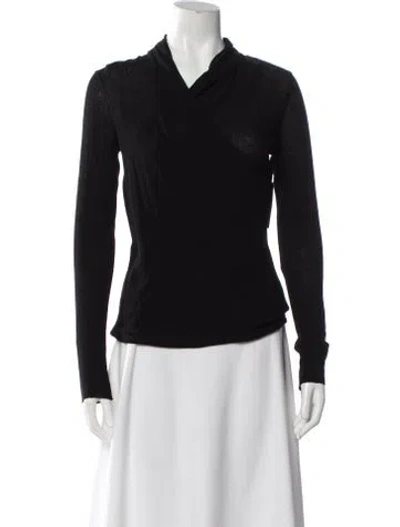 Pre-owned Vince V-neck Sweater W/ Tags In Black