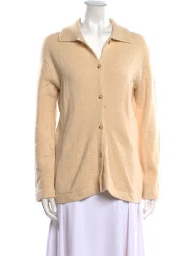 Pre-owned Vince V-neck Sweater W/ Tags In Neutral