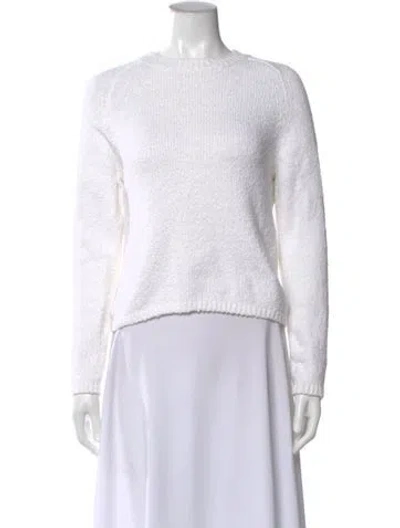 Pre-owned Vince V-neck Sweater In White