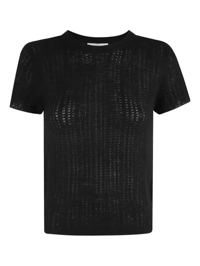 Vince Waffle Knit Crew Neck Top