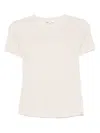 Vince Waffle-knit T-shirt In Neutrals
