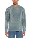 Vince Waffle T-shirt In Blue