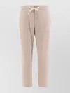 Vince Tailored Trousers With Back Pockets And Button Detail In Pink