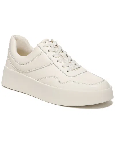 Vince Warren Leather Low-top Sneakers In White