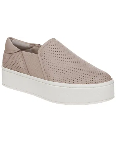 Vince Warren Ii Leather Slip-on Sneaker In Neutral