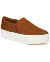 Vince Warren Suede Slip-on Sneakers In Brown