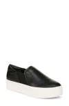 Vince Warren Platform Slip-on Sneakers In Black