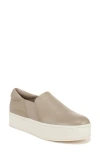 Vince Warren Platform Slip-on Sneaker In Ltstraw