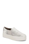 Vince Warren Platform Slip-on Sneaker In Roccia Grey
