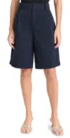 VINCE WASHED COTTON SHORTS COASTAL