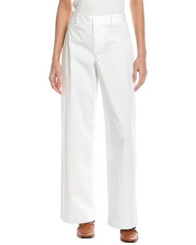 Vince Washed Wide Leg Pant In White