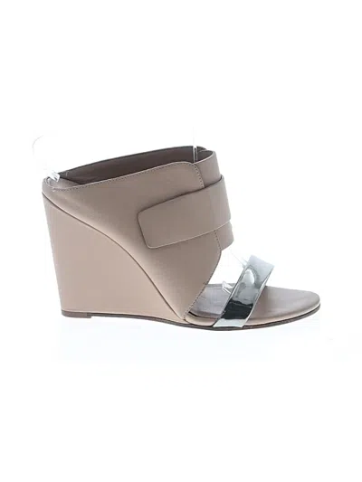 Pre-owned Vince Wedges In Brown