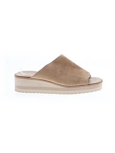 Pre-owned Vince Wedges In Brown