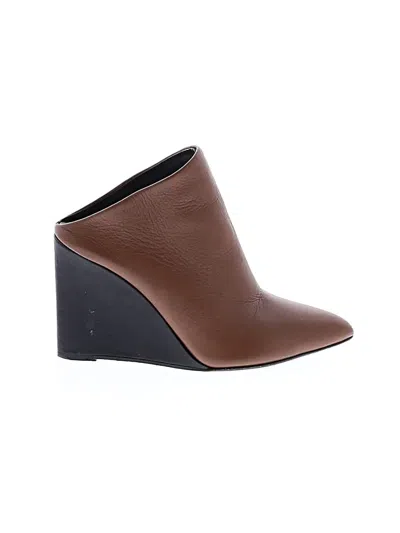 Pre-owned Vince Wedges In Brown
