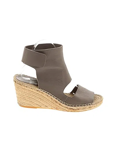 Pre-owned Vince Wedges In Gray