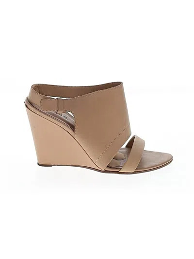 Pre-owned Vince Wedges In Tan