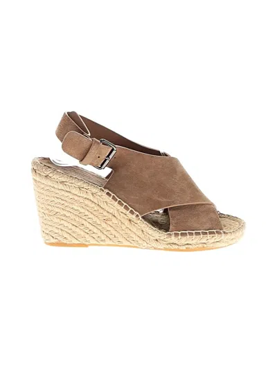 Pre-owned Vince Wedges In Tan