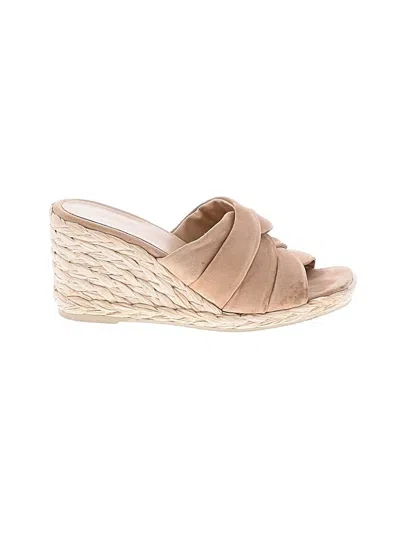 Pre-owned Vince Wedges In Tan