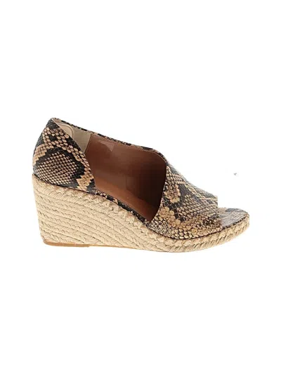 Pre-owned Vince Wedges In Tan