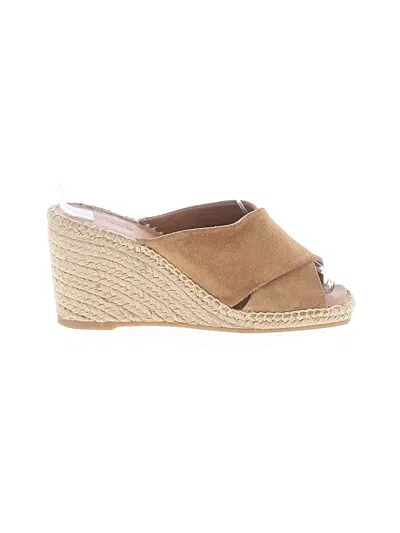 Pre-owned Vince Wedges In Tan