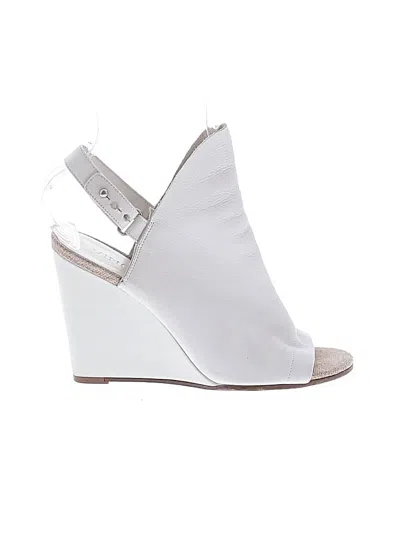 Pre-owned Vince Wedges In White