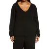 Vince Weekend Cashmere Sweater In Black