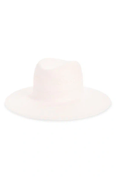 Vince Women's Packable Straw Fedora In Off White