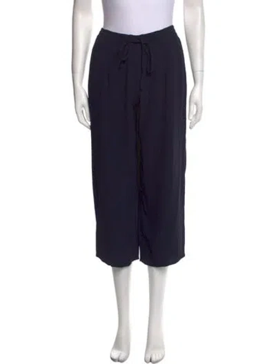Pre-owned Vince Wide Leg Pants In Blue