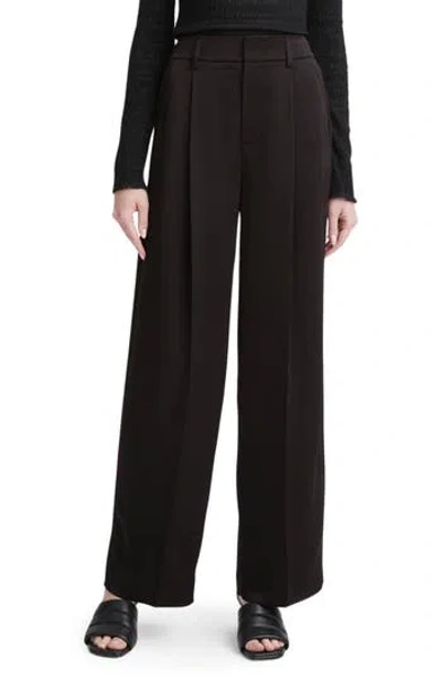 VINCE VINCE WIDE LEG SATIN PANTS
