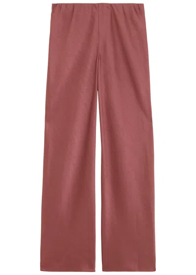 Vince Wide-leg Satin Trousers