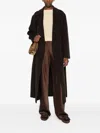 Vince Wide Leg Trousers In Brown