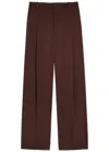 Vince Wide-leg Trousers In Burgundy