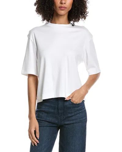 Vince Wide Sleeve Crop T-shirt In Black