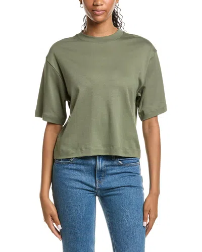 Vince Wide Sleeve Crop T-shirt In Yellow