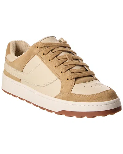 Vince Wilder Court Leather Sneaker In Brown