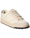 Vince Wilder Court Leather Sneaker In White