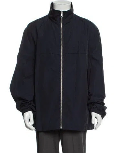 Pre-owned Vince Windbreaker In Blue