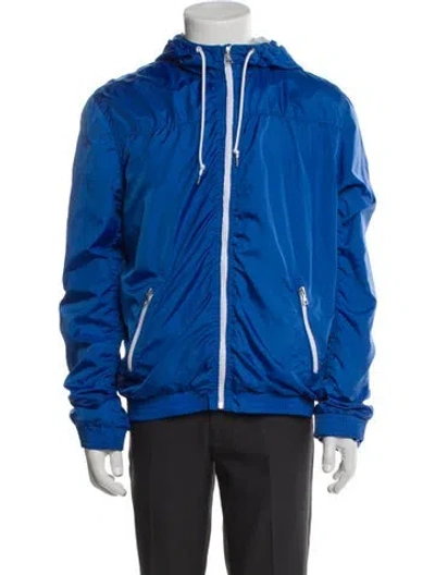 Pre-owned Vince Windbreaker In Blue