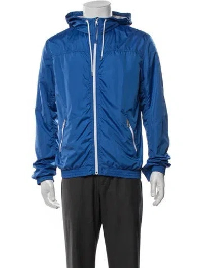 Pre-owned Vince Windbreaker In Blue