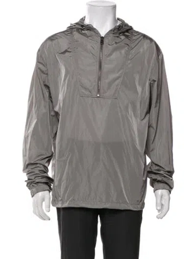 Pre-owned Vince Windbreaker In Gray