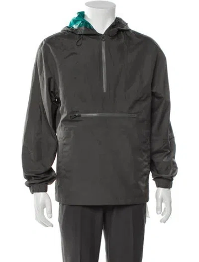 Pre-owned Vince Windbreaker In Gray