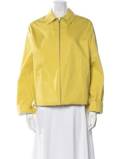 Pre-owned Vince Windbreaker In Yellow