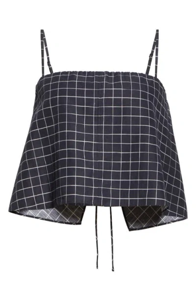 VINCE VINCE WINDOWPANE CAMISOLE