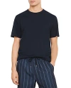 Vince Windsor Stripe Drawstring Shorts In Coastal