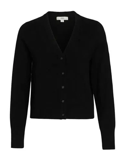Vince . Woman Cardigan Black Size L Wool, Cashmere