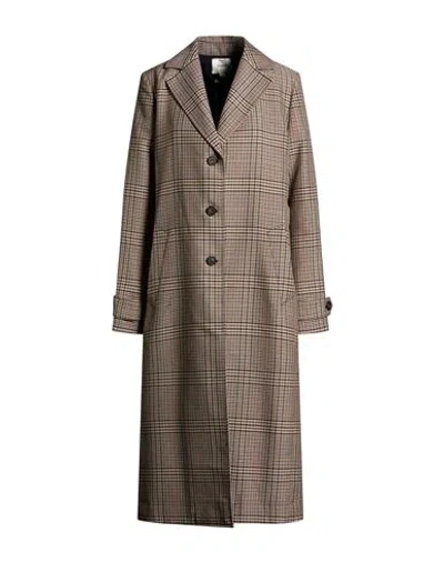 Vince . Woman Coat Beige Size S Wool, Polyester